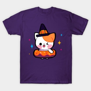 Donut Cat Witch T-Shirt